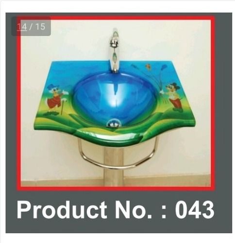 Round Fandy Designer Glass Basin