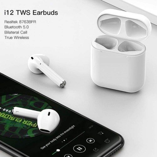  I12 Airpods वायरलेस ब्लूटूथ इयरफ़ोन ब्लूटूथ संस्करण: V5.0 + Edr