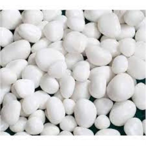 Natural White Cobblestones For Landscaping And Pavement Size: Various Sizes Available