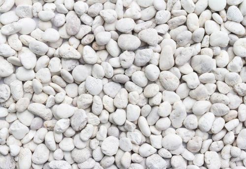 Natural White Cobblestones - Cut-To-Size | Polished Finish, Fire Proof, Acid Resistant, Non-slip