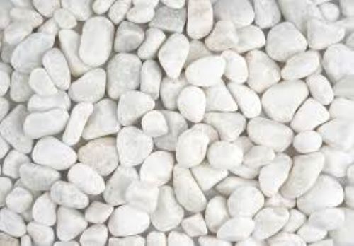 Natural White Cobblestones For Landscaping And Pavement