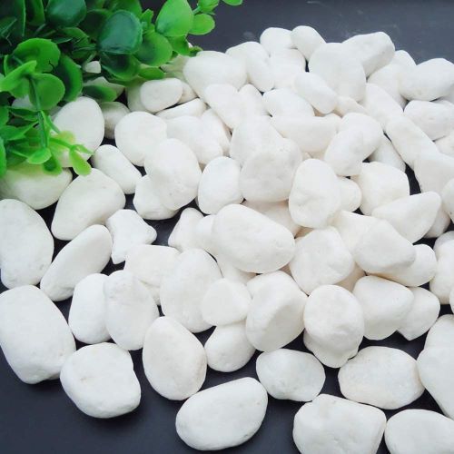 Natural White Cobblestones For Landscaping And Pavement Size: Various Sizes Available