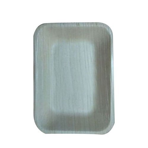 Disposable Product Rectangle Areca Leaf Plates For Event And Party Supplies