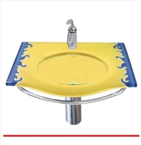 Wall Mounted Round Glass Basin