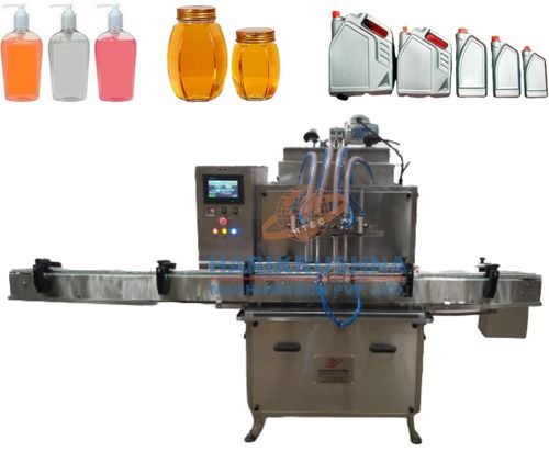 Silver Automatic Servo Liquid Filling Machine