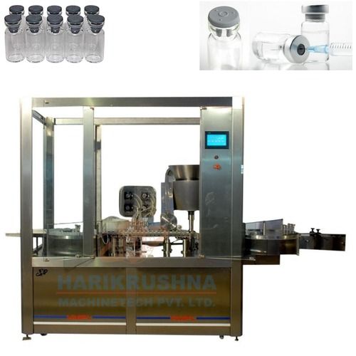 Gray Automatic Vial Filling Machine