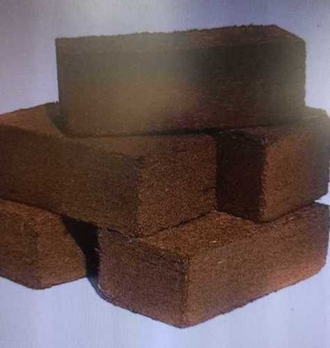 Coco Coir Peat Block - Eco-Friendly Soil Substitute, Light Brown Color, Rectangular Shape, Durable Quality