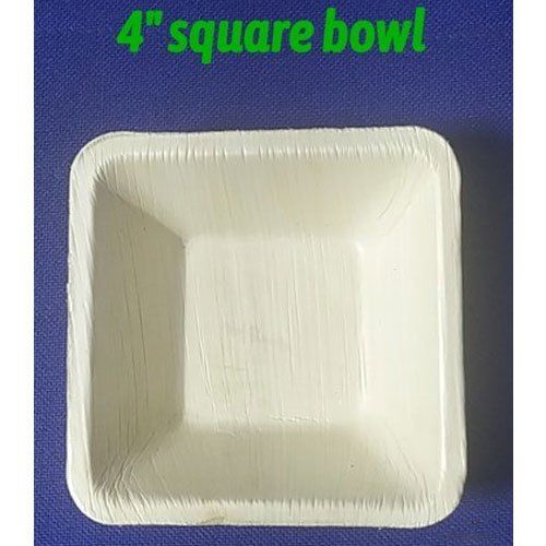 4 Inch Square Areca Leaf Bowl Domestic Application: For Food