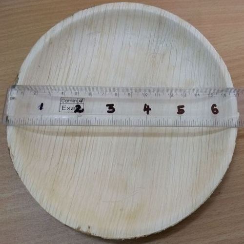 6.75 Inch Adaayafarm Areca Palm Leaf Disposable Round Plates