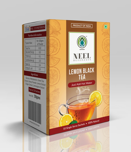 White Black Tea Premix With Kick Of Lemon