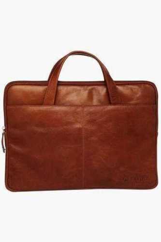 Moisture Proof Brown Leather Laptop Bags