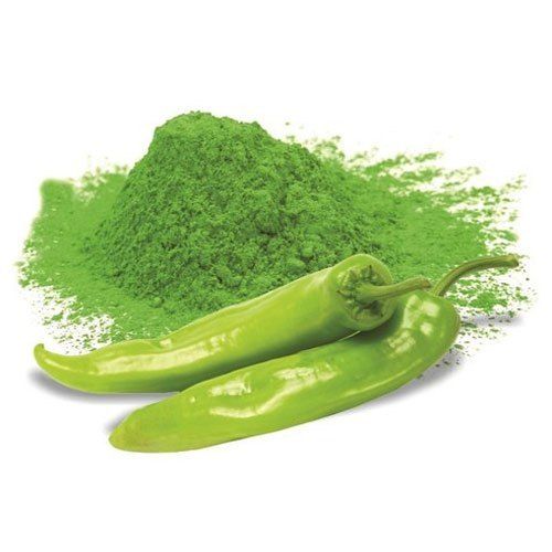 Green Color Chilli Powder