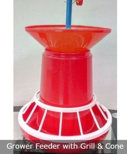 Grower Feeder With Grill And Cone