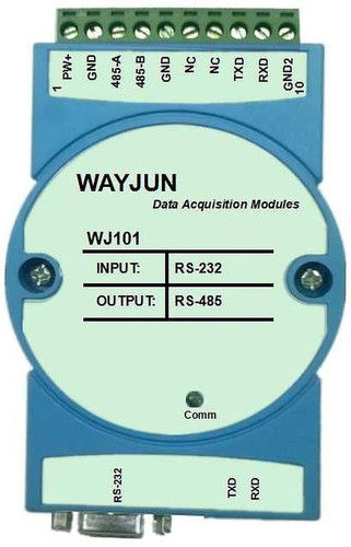 Blue Industrial Rs-232 To Rs-485 Isolation Module (Wj101)