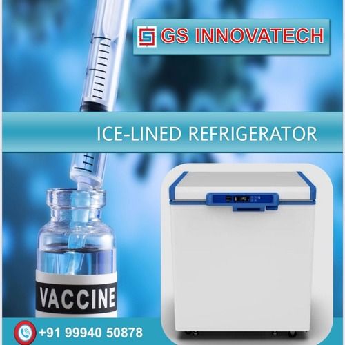 White Portable Ice Lined Refrigerator For Vaccine And Medicine Storage