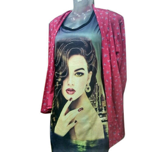 Multi Color Printed Ladies Designer Top