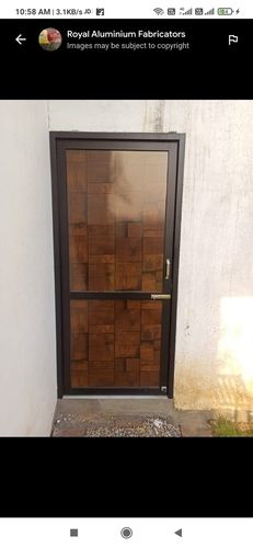 Aluminium Alloy Brown Door