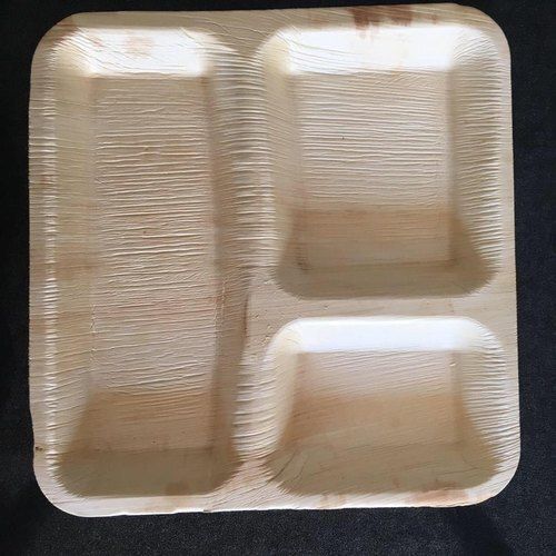 Areca Leaf 3 Compartment Plates