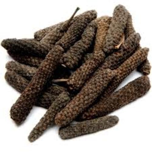 Long Pepper - Organic, Sun Dried, Brown Color | Natural Taste, Non Harmful, Very Good Quality, Ideal for Cooking