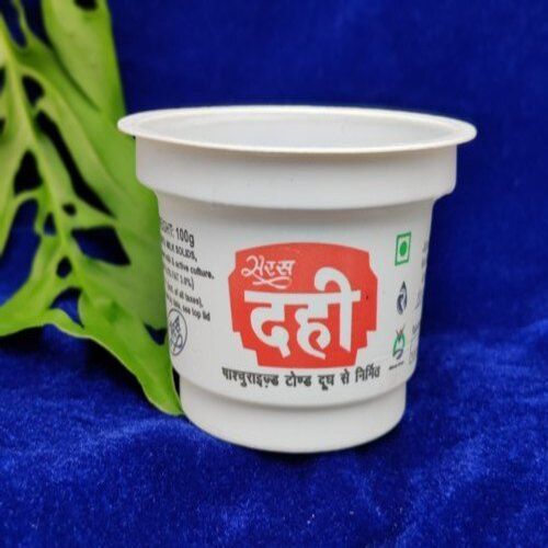 Printed 100ml Plastic Dahi Cup