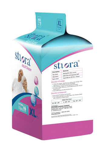 White Stiora Adult Diapers (Xl 57)