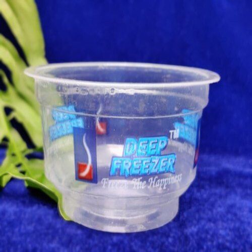 Transparent 100ml Plastic Ice Cream Cup