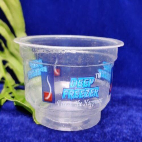 Transparent 100Ml Plastic Ice Cream Cup Application: For Food