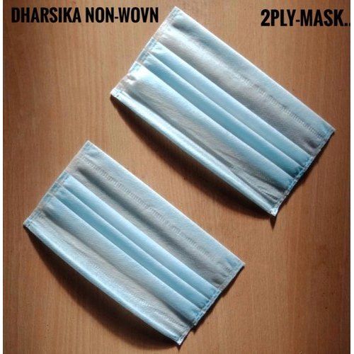 2 Ply Disposable Face Mask With Nose Pin