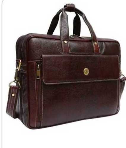 Brown Leather Corporate Bag Design: Trendy