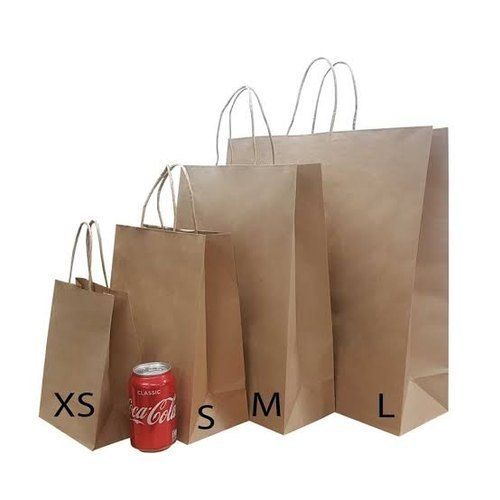  ब्राउन पेपर शॉपिंग बैग