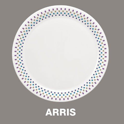 Arris Melamine Dinner Plates