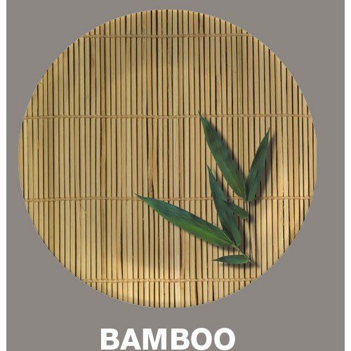 Custom Bamboo Design Melamine Dinner Plates