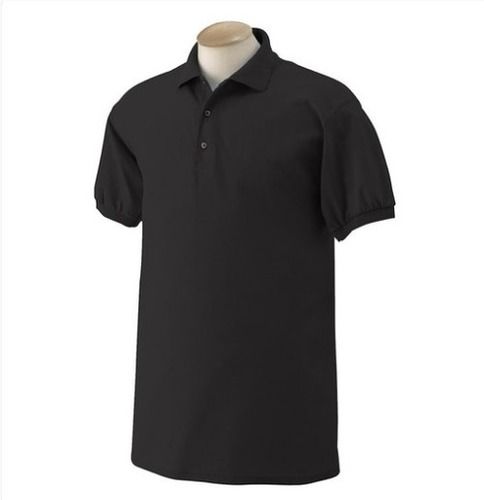 Black Polo Neck T Shirt