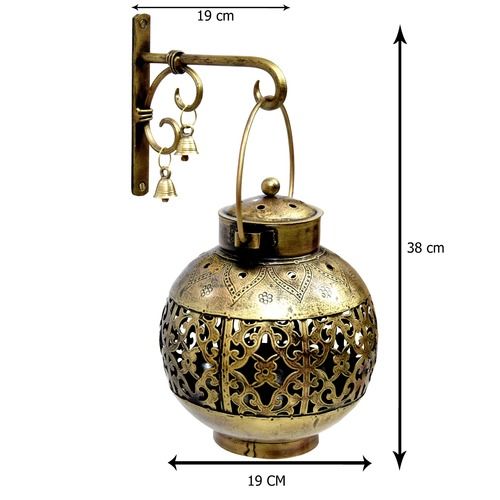 Kalash Dhoop Pot and Burner with Wall Hanger