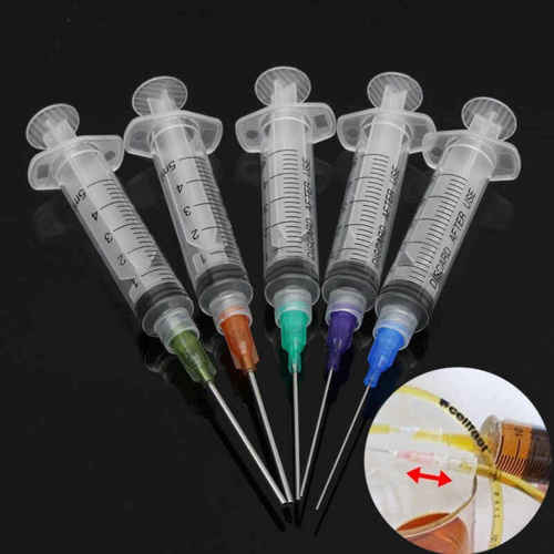  रिफिलिंग ग्रेड के लिए नया 20Pcs 1Ml प्लास्टिक डिस्पोजेबल इंजेक्टर सिरिंज: 1 