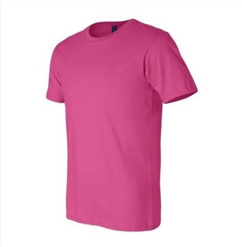 Pink Round Neck T Shirt Age Group: 16+