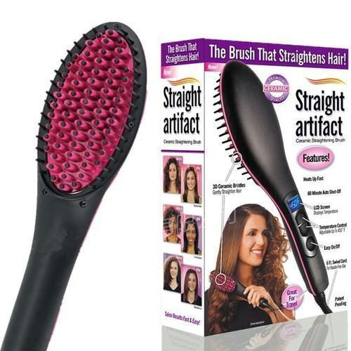 Simply Straight Ceramic 2 in 1 Hair Straightener Brush