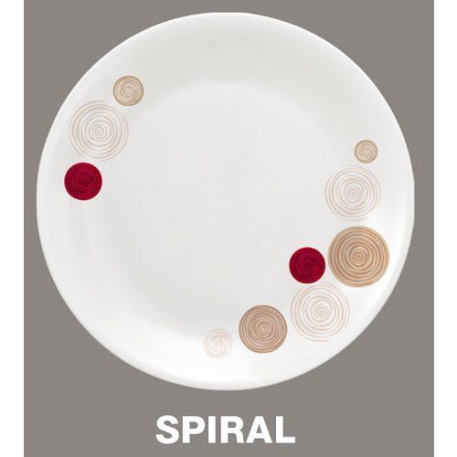 Spiral Melamine Dinner Plates