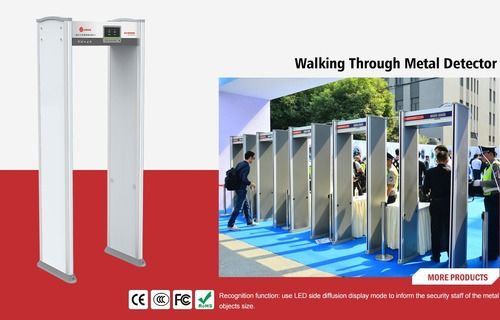 Ai Walking Through Door Frame Metal Detector Application: Mall