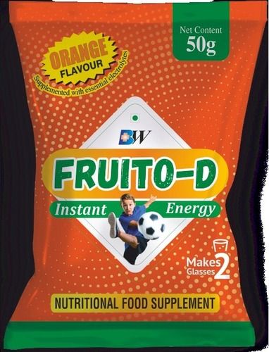 Fruito-D Glucose Powder (Orange Flavoured) Health Supplements