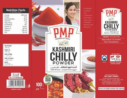 Bright Red Kashmiri Chilli Powder