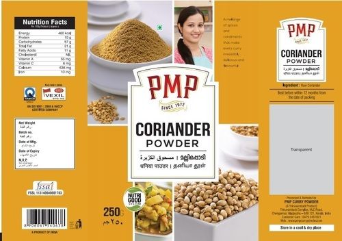 Natural Green Pmp Coriander Powder