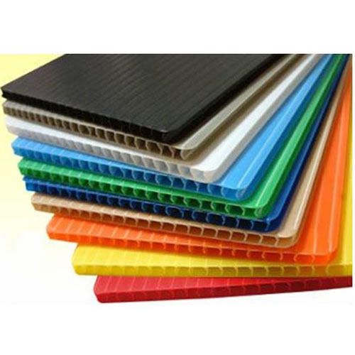 Multi Color Pp Plastic Corrugated Sheet