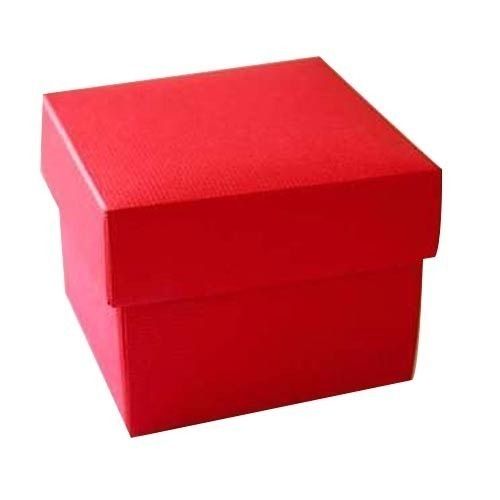 Red Corrugated Paper Box