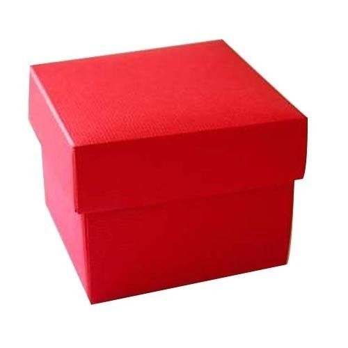 Matte Lamination Red Corrugated Paper Box