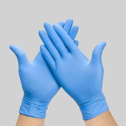 Full Fingered Blue Nitrile Gloves