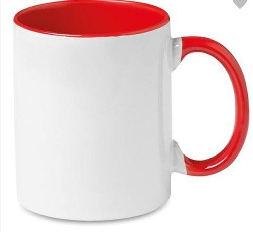 Custom Ceramic White 3 Tone Sublimation Mug With Print Capacity : 330 Ml