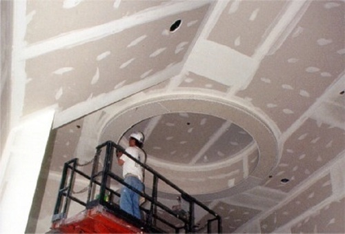 Container Gypsum Ceiling Work By Sms Marine Services