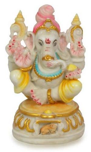 Water Resistance Cultural Marble Ganesh Statue