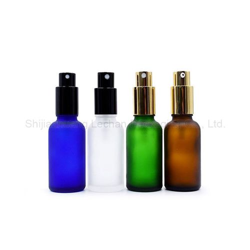 Customized Amber, Green, Blue, Clear Glass Dropper Bottles By Shijiazhuang Lechan Packaging Co., Ltd.
